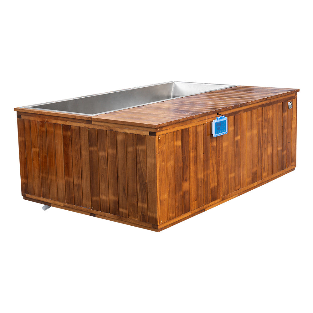 cold plunge tub for large or tall people wanting an ice bath
